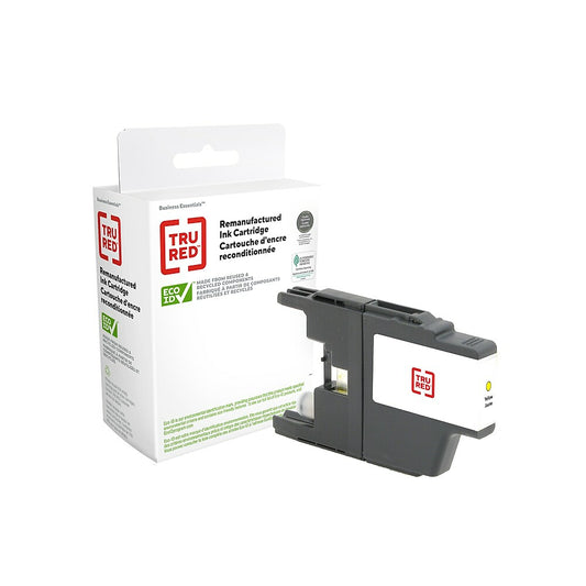 Cartouche d'encre reconditionnée TRU RED Brother LC75Y - Haut rendement - Jaune