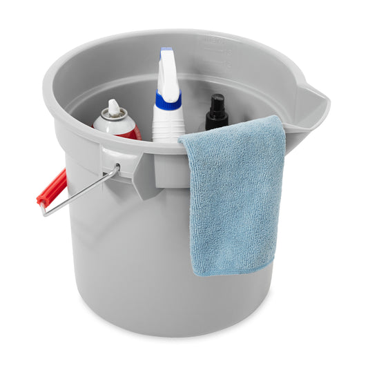 Rubbermaid Heavy-Duty Bucket - 13 Litres - Grey