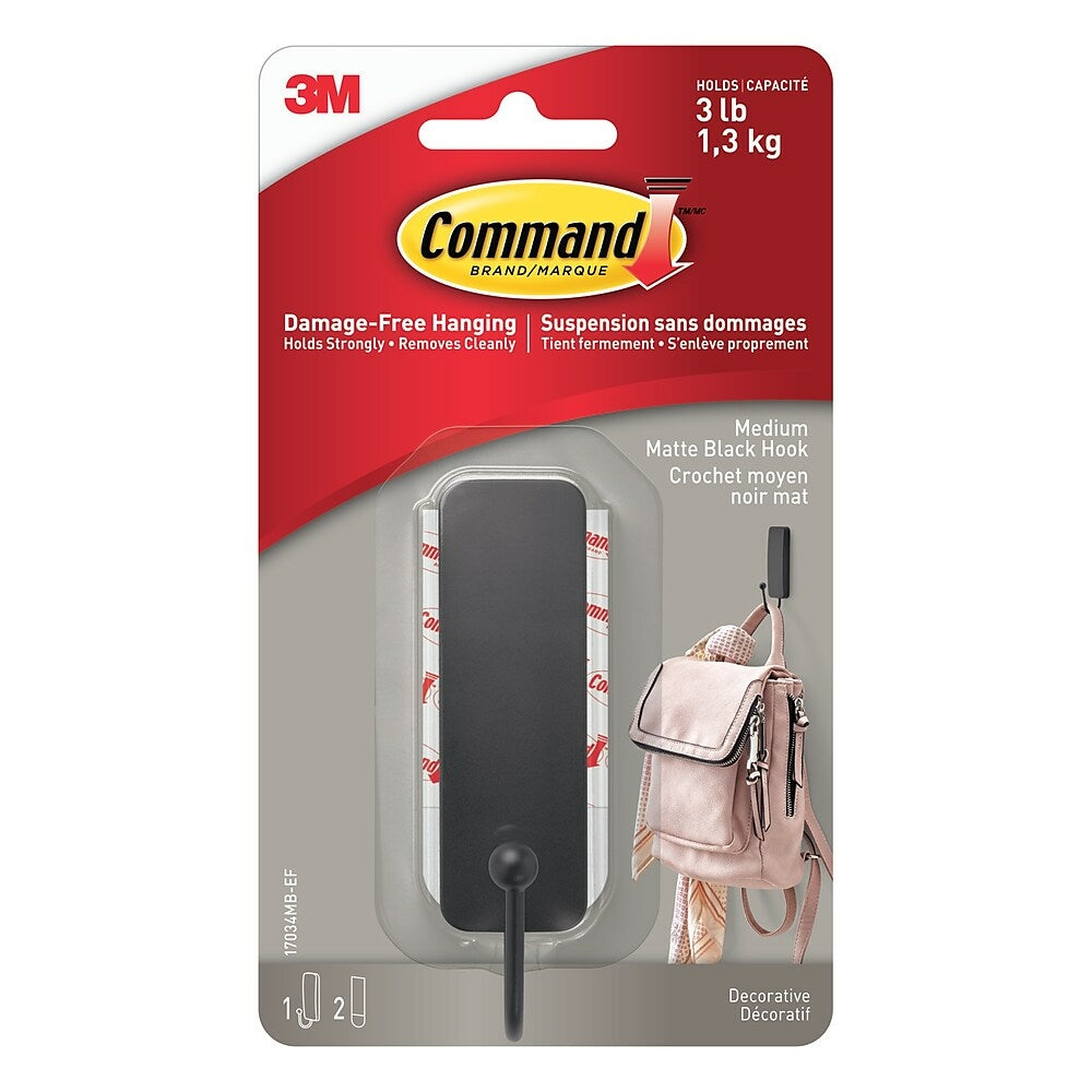 Crochet Command Medium noir mat (17034MB-EF)
