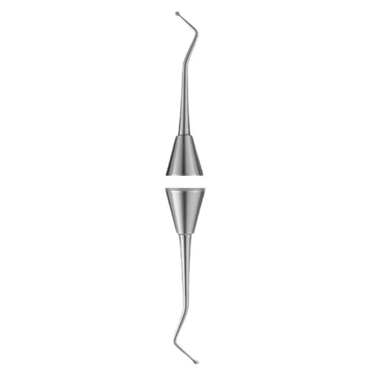 17 Dental Spoon Excavator 1.2 mm, Fine-Blade Double-Ended Caries Removal Instrument