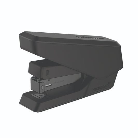 Fellowes LX840 Half Strip EasyPress Antimicrobial Stapler - Black