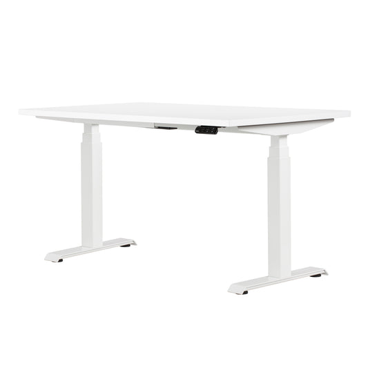 Gry Mattr + ergoCentric Longevity Sit & Stand Desk - 54"W x 30"D - White