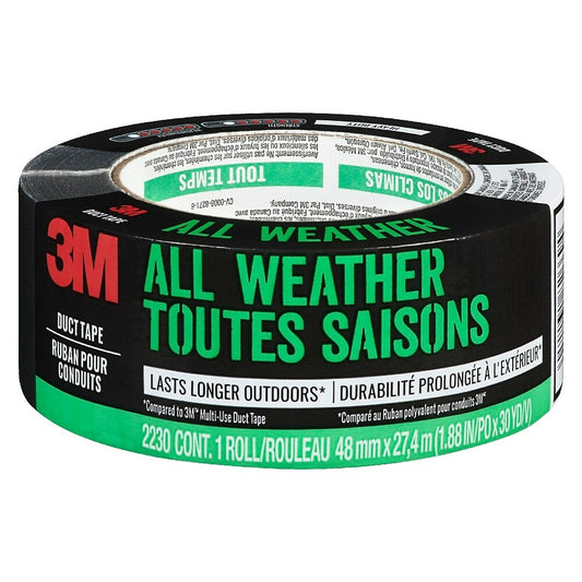 Scotch Tough Duct Tape Heavy Duty All Weather, 1.88" x 30 yds, Grey