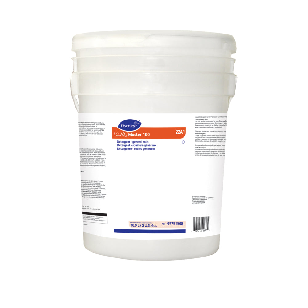Détergent Diversey Clax Master100 à base de solvant - 18,9 L