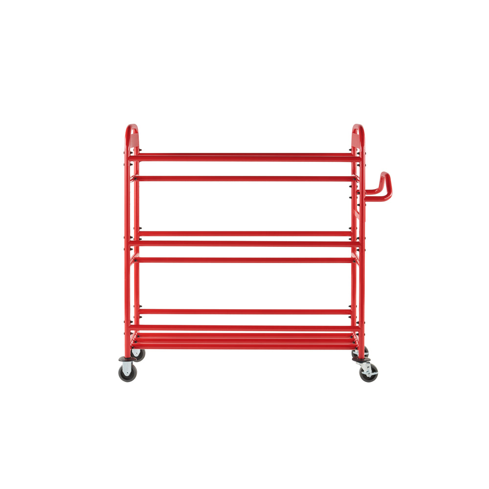 Rubbermaid Tote Picking Cart with Angled Shelves