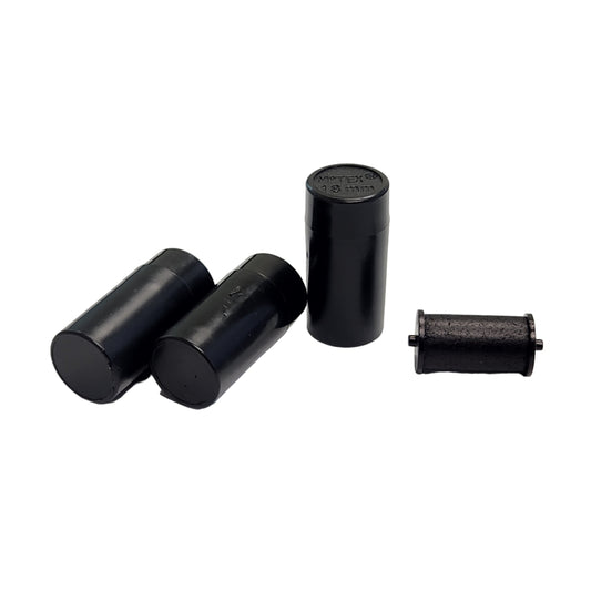 Motex MX 6600S & MX 6600L Ink Roller - 18mm - Black - 12 Pack