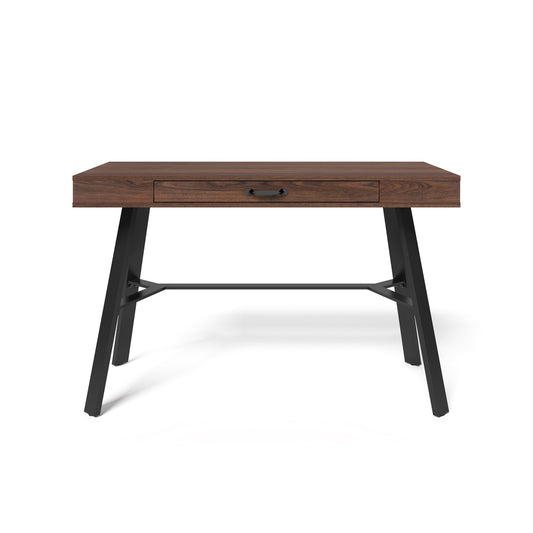 Whalen James 48"W Writing Desk - Brown/Black