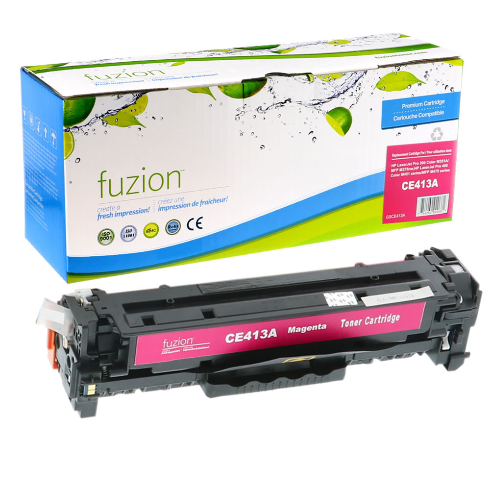 fuzion HP 305A Remanufactured Toner Cartridge - Standard Yield - Magenta