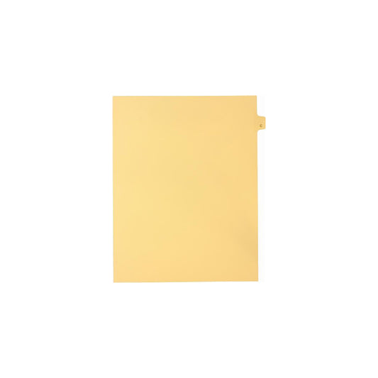 Sterling Alpha Singles Tabs, Letter C, Buff, Letter Size, 1/26th Cut, 25/pk