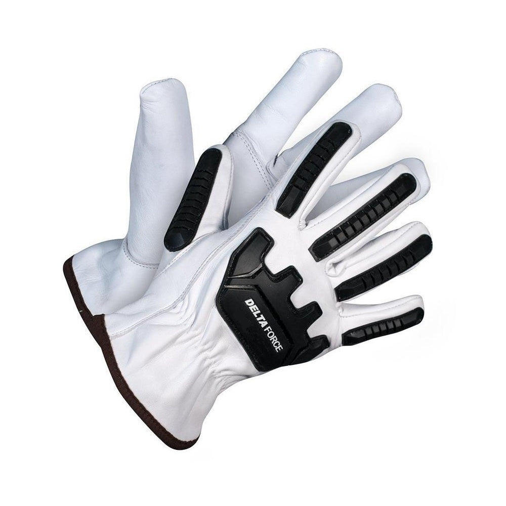 Forcefield Delta Force Impact Resistant Goatskin Kevlar Lined Gloves - Extra-Large