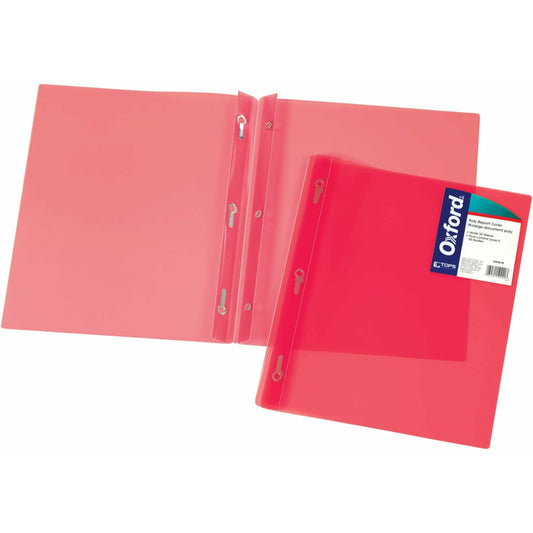Oxford Poly Report Cover - Letter - Red