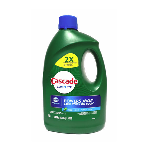 Cascade Complete Gel Dish Washer Detergent - Fresh Scent - 3.4 kg