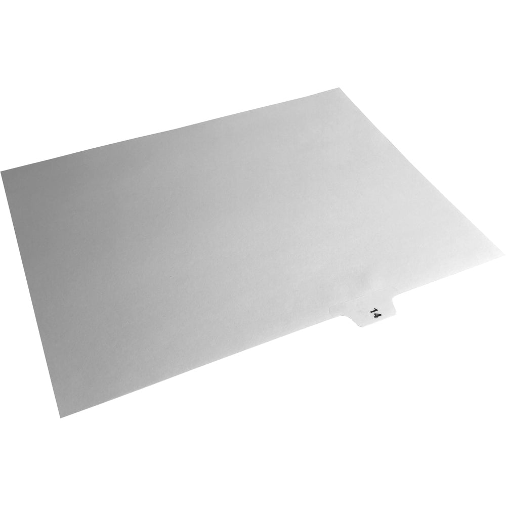 Index numéroté Southwest blanc n° 14, coupe 1/10e, paquet de 25