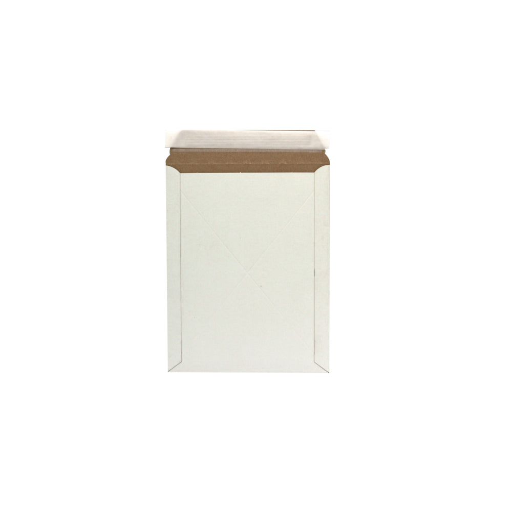 Enveloppes d'expédition plates Enviro-Logix à ouverture facile - Décollez et collez - 9" x 11-1/2" - Blanc CCKB - Paquet de 100