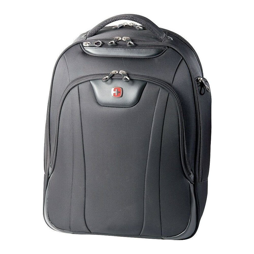 Sac à dos Swiss Gear pour ordinateur portable 17,3 pouces avec poche pour tablette, noir