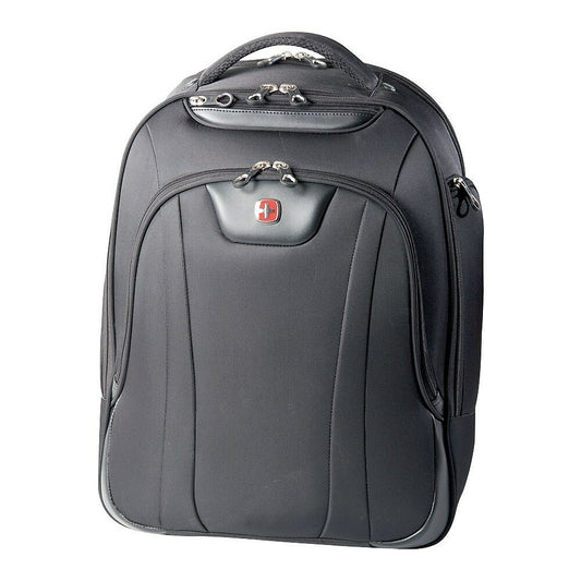 Sac à dos Swiss Gear pour ordinateur portable 17,3 pouces avec poche pour tablette, noir