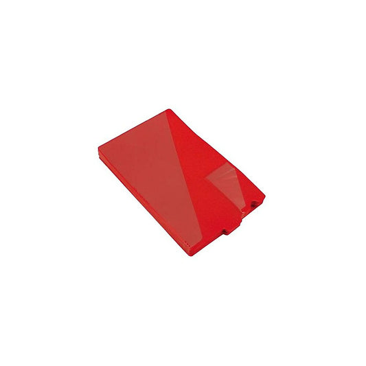 Guides de coupe avec pochettes diagonales - Rouge - Paquet de 50