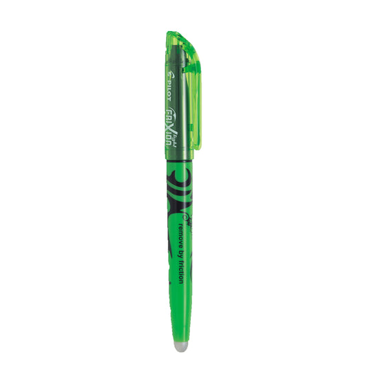 Pilot Frixion Highlighter with Erasable Ink - Chisel Tip - Fluorescent Green - 12 Pack