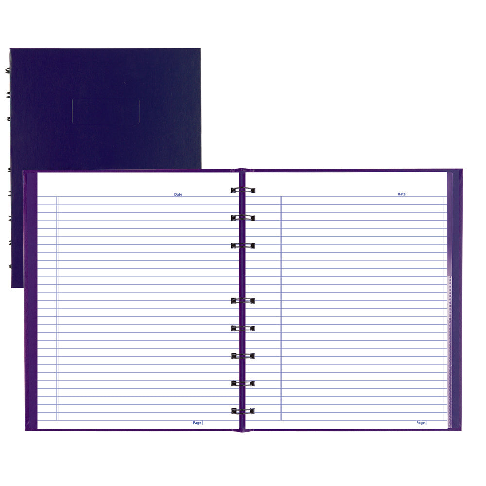 Blueline NotePro Hardcover Notebook - 9-1/4" x 7-1/4" - 192 Pages - Purple
