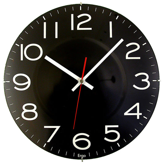 Horloge Timekeeper Easy Sweep - 11,5" - Noir