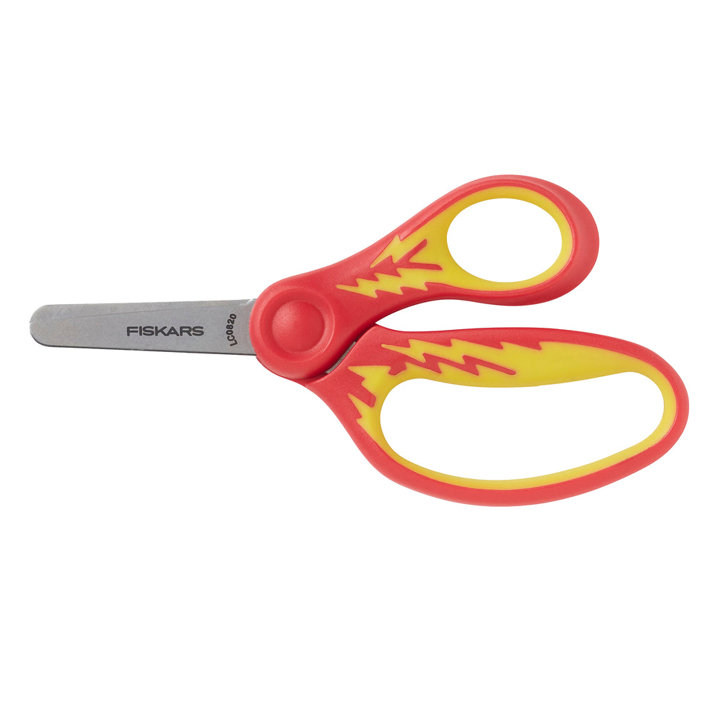 Ciseaux Fiskars pour enfants, 12,7 cm, à manche souple et émoussé, assortis