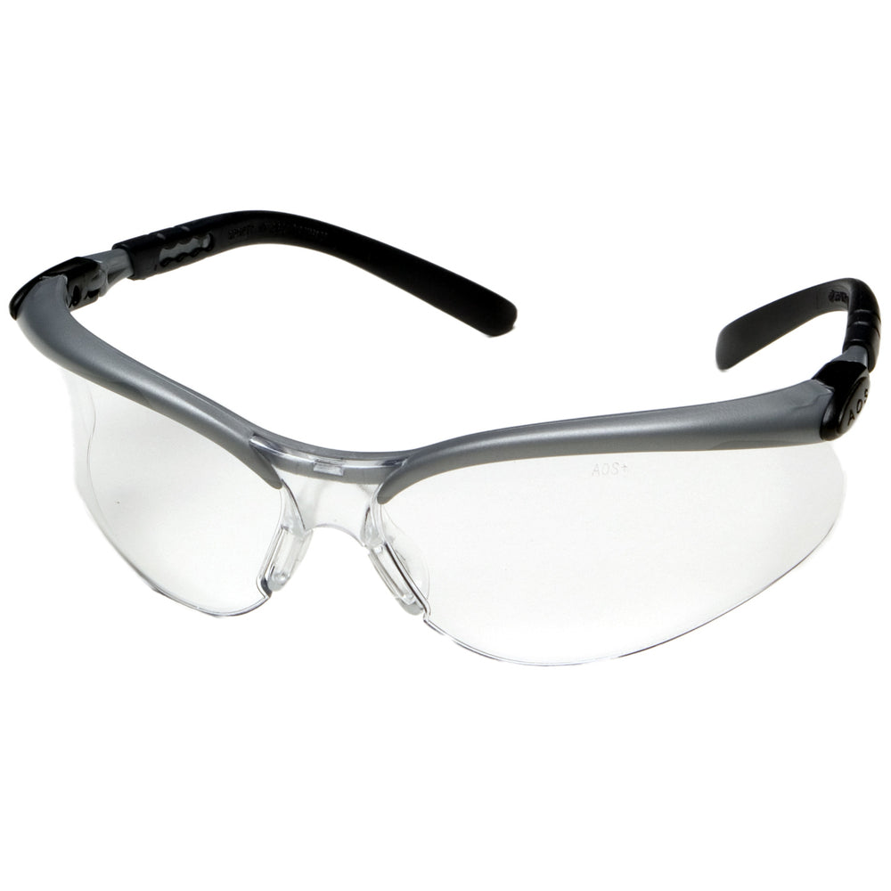 3M BX Protective Eyewear with Anti-Fog Lens - Silver/Black