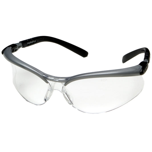 3M BX Protective Eyewear with Anti-Fog Lens - Silver/Black