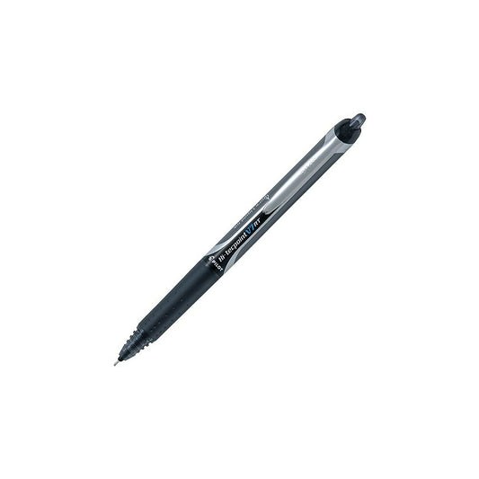 Stylo roller Pilot Hi-Tecpoint - Grip - Rétractable - V7 - Noir