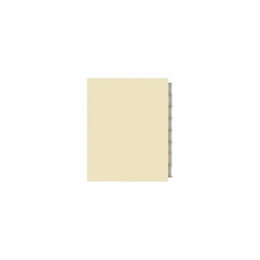 Staples Oversized Index Tab Dividers, 8 Clear Tabs