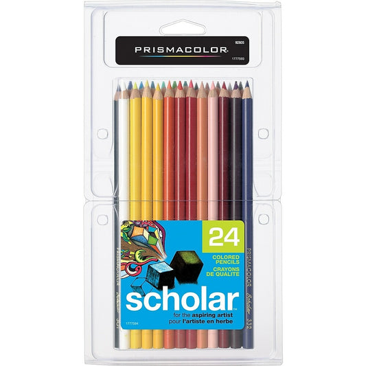 Crayons de couleur Prismacolor Scholar - Lot de 24