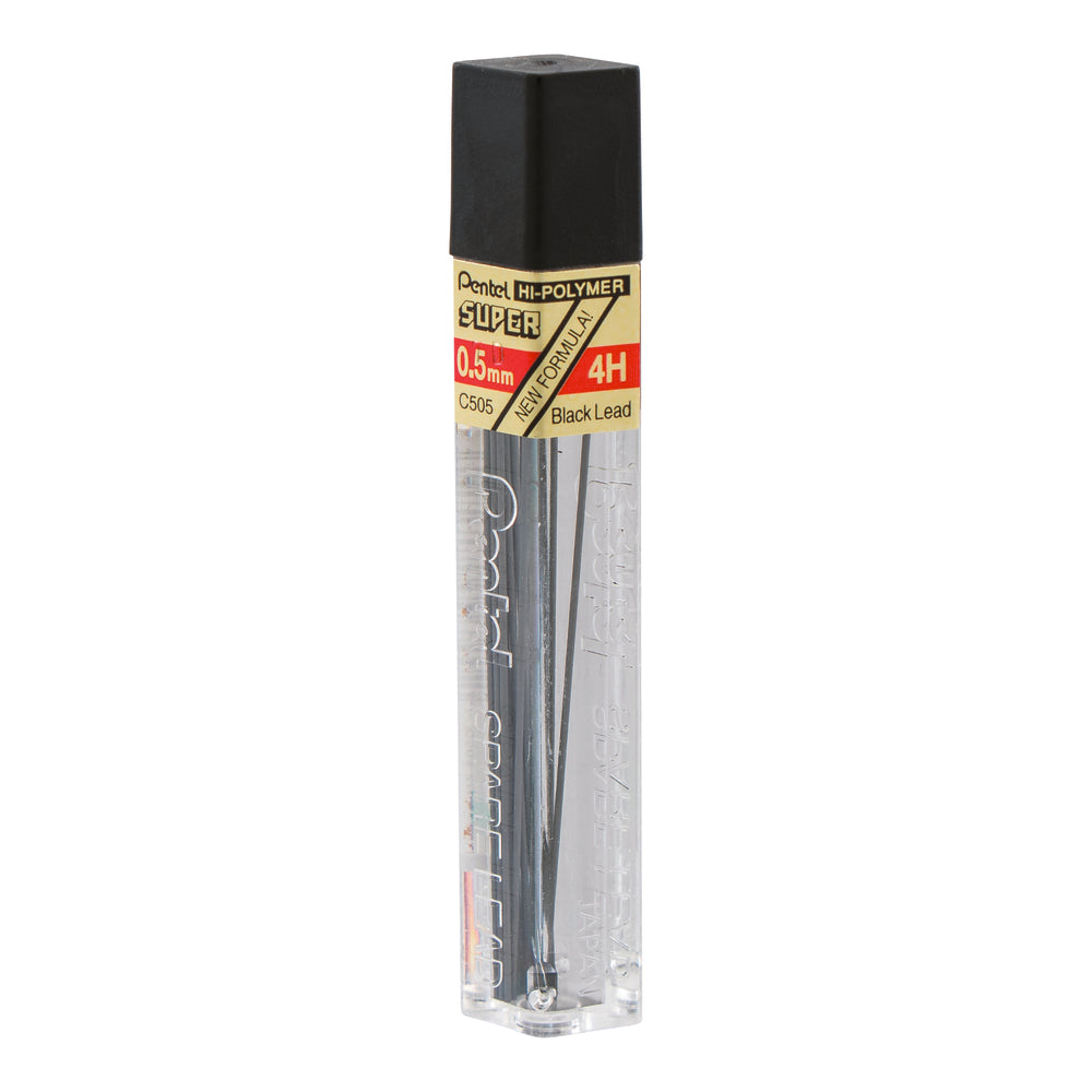 Hi-Polymer Super Lead Refill (0.5mm) - 4H - 12 Pack