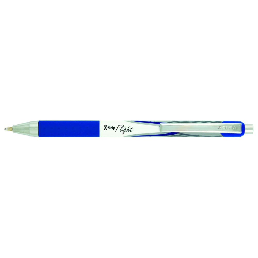 Zebra Z-Grip Flight Retractable Ballpoint Pen - 1.2mm - Blue
