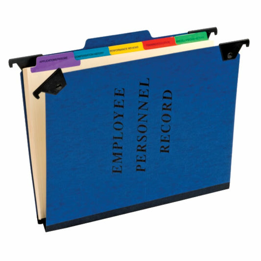 Pendaflex Hanging Employee/Personnel Folders - Letter Size - Blue