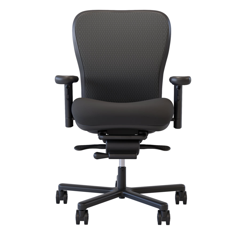 Chaise Nightingale CXO à dossier moyen robuste - Noir