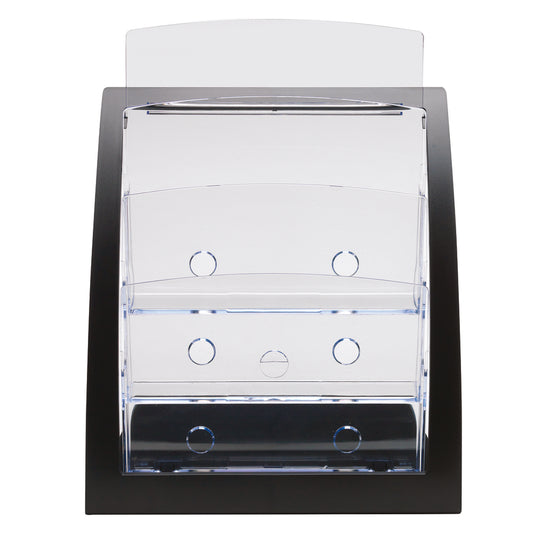 Deflecto Magazine Literature Holder - Black