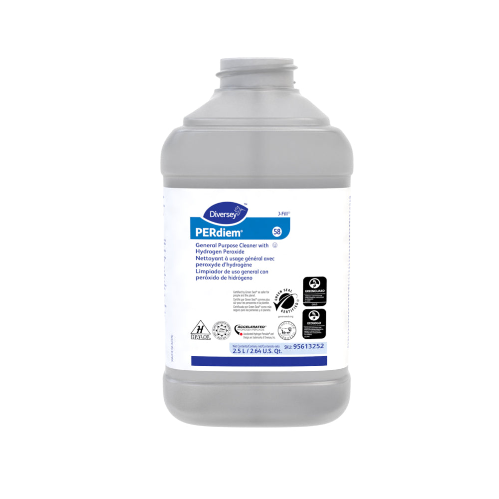 Diversey PERdiem General Purpose Cleaner with Hydrogen Peroxide - Colourless and odourless - 2.5L - 2 Pack