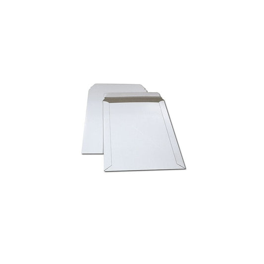 Enviro-logiXTM Flat Mailers - Open End - Peel & Stick - 12.75" x 15" - White - 100 Pack