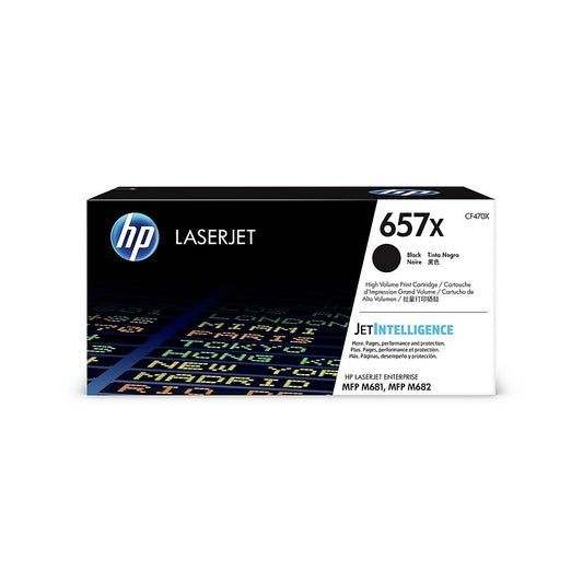 HP 657X (CF470X) Black High Yield Original LaserJet Toner Cartridge