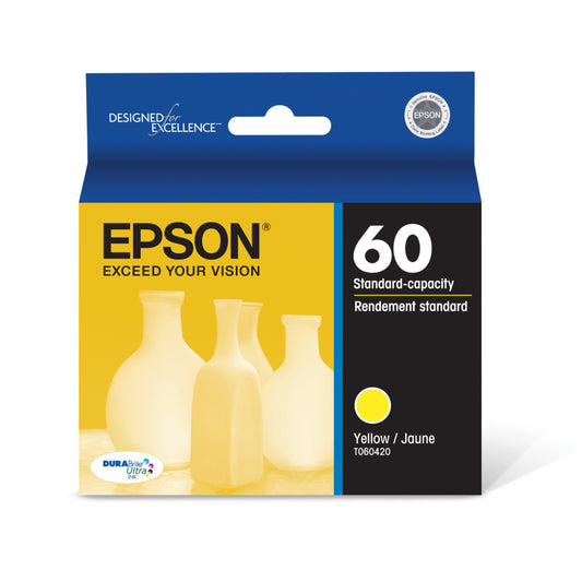 Cartouche d'encre Epson T060 - Capacité standard - Jaune