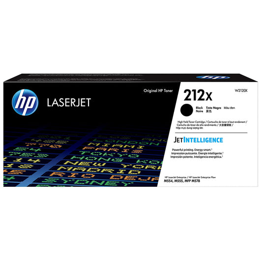 HP 212X Original High Yield Laser Black Toner Cartridge - 1 Pack