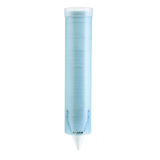 Distributeur de gobelets Trype bleu à tirage moyen, 113 à 283 ml (4 à 10 oz) - L'unité