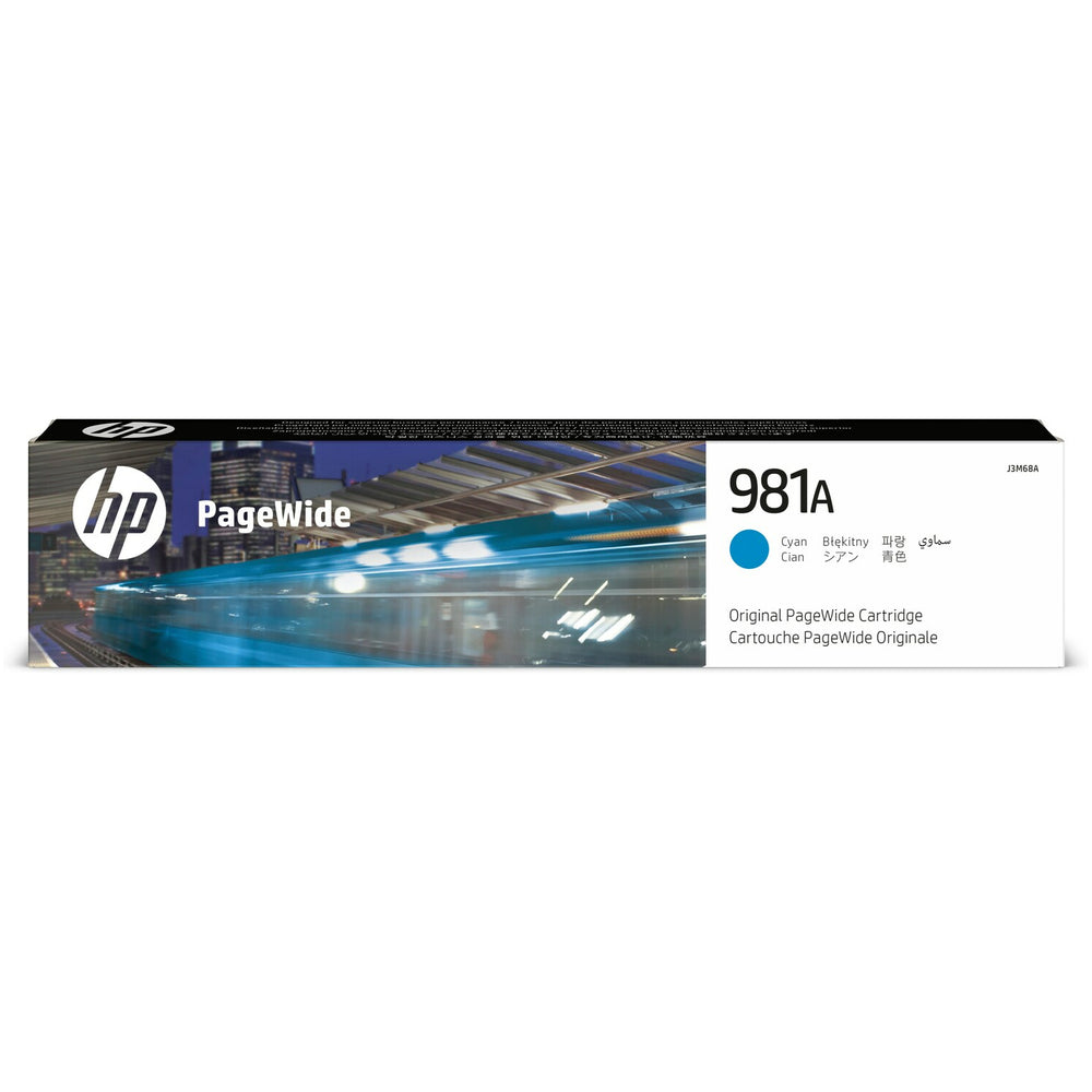 Cartouche d'encre cyan d'origine HP 981A PageWide (J3M68A)