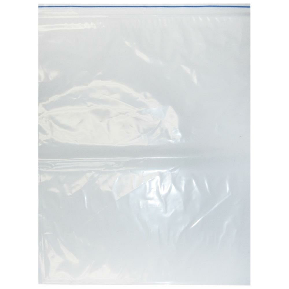 Sachet refermable en polyéthylène SPC avec trou de suspension - 4 mil - 12" x 15" - Paquet de 500