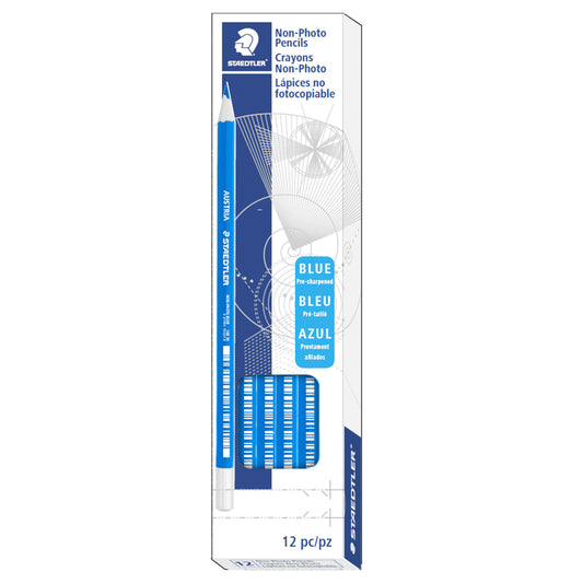 Crayons Staedtler Non-Photo - Bleu - Lot de 12