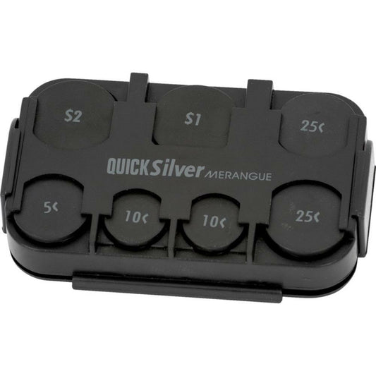 Merangue QuickSilver Coin Dispenser with Sun Visor Clip - Black (CH1129BL)