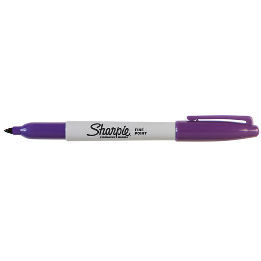 Marqueurs permanents Sharpie - Pointe fine - Violet