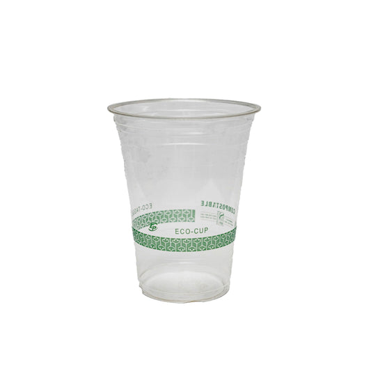 Eco-Packaging 16 oz Compostable Clear Cold Cup - 1000 Pack