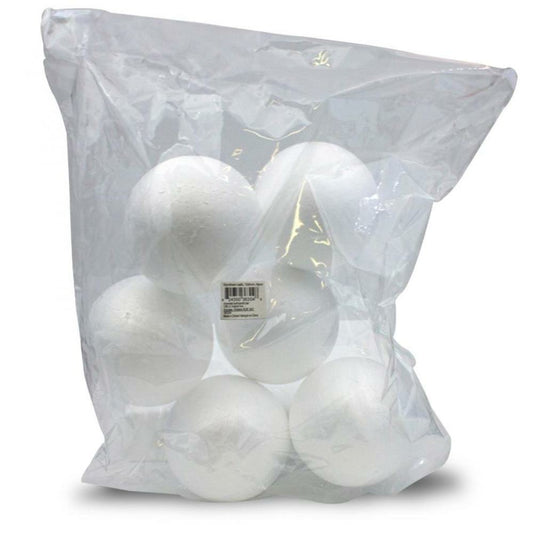 Boules de polystyrène de 100 mm, 6/sac