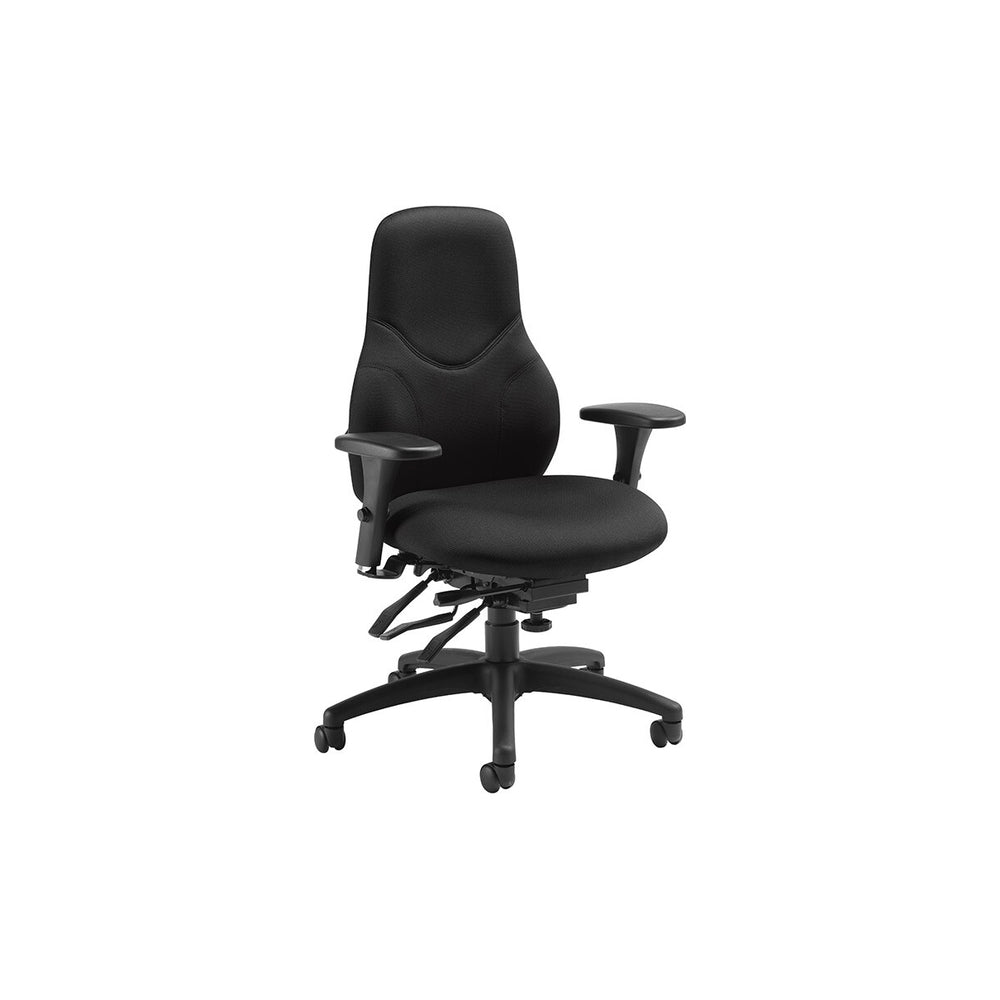 Fauteuil multi-bascules Global Tritek Ergo Select à dossier haut de 44 po - Accoudoirs G2 - Terrace Echo