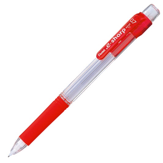 Crayon mécanique Pentel e-Sharp Lead Maximizer - 0,7 mm - Corps rouge